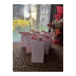 Sarı Kişiye Özel 20 Adet El Yapımı ve Fiyonklu Bubble Mum- hediyelik | baby shower | doğum günü