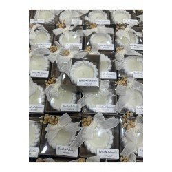 30 Adet Kraft Kutulu Burgulu Mum - Nikah Nişan Kına Söz Hediyeliği