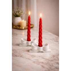 Dekoratif Fiyonk Şamdan | 2’li Set