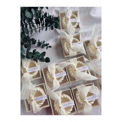 Düğün Söz Nikah Nişan Bebek Doğum Günü Hediyelik Etiketli Burgu Model Mum 10 Adet