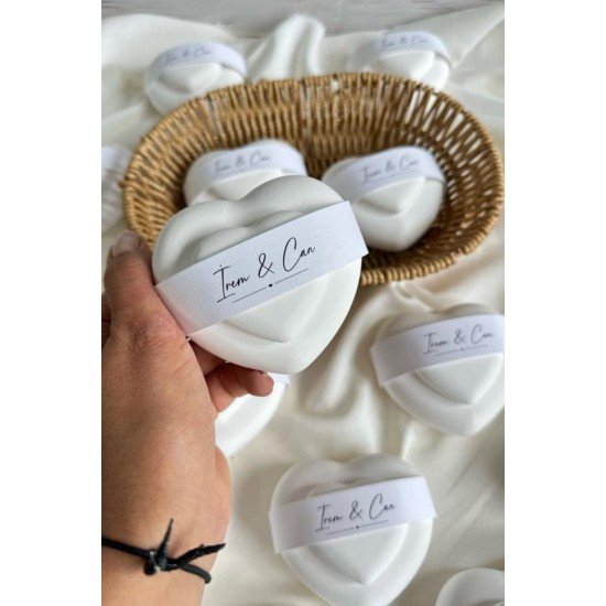 Kalp Şeklinde Taş Mum Hediyelik – Parafin Mum – Söz Nişan Nikah ve Özel Günler İçin (20’li Set)