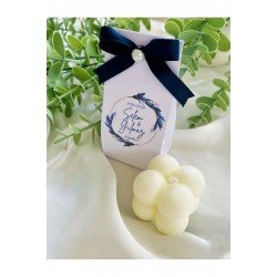 25 adet beyaz renkte bubble mum söz nişan nikah hediyelik