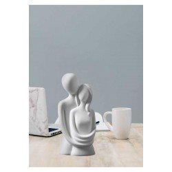 Sevgili Aşıklar Sarılmış Çift Biblo Dekor