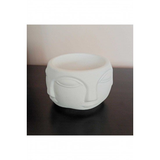 Havelka Beyaz Saksı