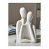 Kadın Erkek Dekoratif Obje Heykel Biblo Beyaz