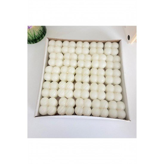 Bubble Mum Düğün Nişan Hediyelik Mumlar 25 Adet