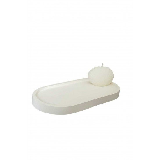 1 Adet Mini Istiridye Mum Ve Sunumluk