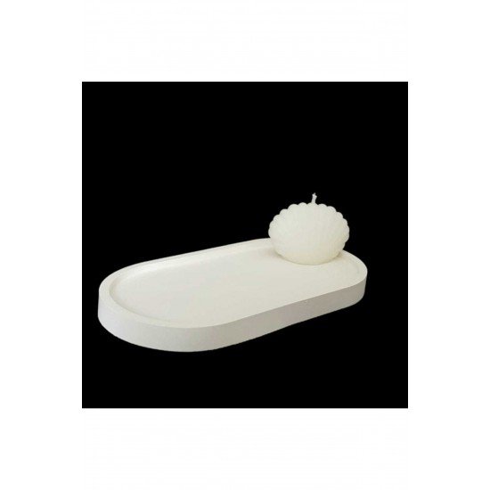 1 Adet Mini Istiridye Mum Ve Sunumluk