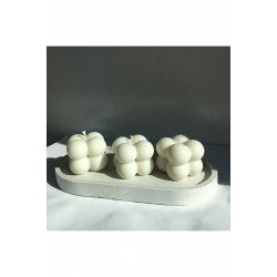 3 Lü Mini Bubble Kokulu Mum