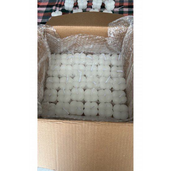 BUBBLE MUM KÜÇÜK 50 ADET BEYAZ VANİLYA KOKULU